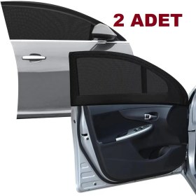 Resim Ankaflex 2 Adet Oto Cam Güneşlik Araba Gölgelik Perde Araç Içi Yan Cam Pencere Güneşliği Arka Yan Cam Kılıfı Örtüsü 