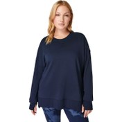 Resim Sweaty Betty After Class Kadın Mavi Sweatshirt 