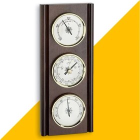 Resim Sevgift Tfa 20.1002.03 Ibreli Üçlü Nem, Sıcaklık ve Barometre 