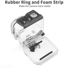 Resim Shoot Go197-a Gopro Hero 8 Black için Su Geçirmez Housing 