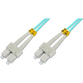 Resim Beek Sc - Sc Fiber Optik Patch Kablo, Multimode Om 3 50/125 Duplex, 3.0mm, Lszh, 20 Metre 