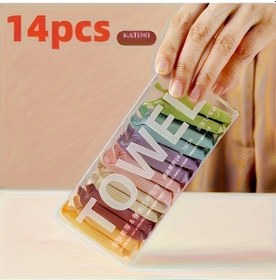 Resim Hightower 14 Adet Sıkıştırılmış Yüz Havlusu Seyahat Latex Free Kalın Taşınabilir 