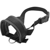 Resim Suntek Naylon Yumuşak Köpek Ağızlığı Bakım Seyahat L 