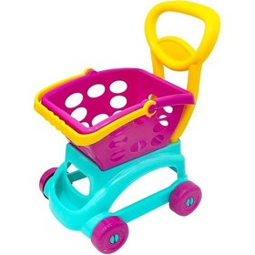 Resim Dede Frozen Sepetli Market Arabası 