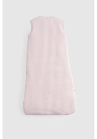 Resim Elyaf Dolgulu Kapitone Pembe Uyku Tulumu 0-6 Ay Pembe 