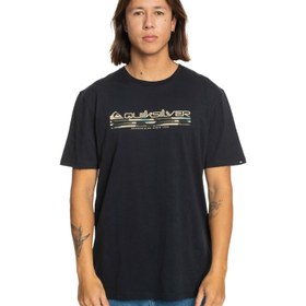 Resim Quiksilver Erkek Tişört Omni Fill SS Siyah Günlük Giyim 