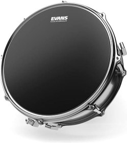 Resim Evans B13HBG Hydraulic Black 13 İnç Yağlı Trampet Derisi - Siyah (Profesyonel) | Mat Siyah Görünüm, Yağ Aralıklı Çift Katman ve Maksimum Susturma Özelliği 