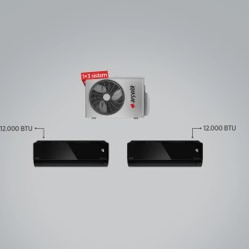 Resim Arçelik ZM18103 A++ 12+12 BTU Iç - 18000 BTU 1+3 Multi Inverter Klima 