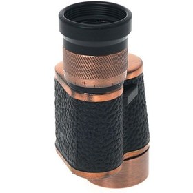 Resim Skygo 6x24 Baıgısh Askeri Tarzi Pirinç Ve Deri Kaplamalı Deri Çantalı Monocular Dürbün Princ Açık Mavi 