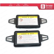 Resim Mercedes W211 için Siyah Güneşlik Ayna Kapağı Sağ Sol 2108102510 N11.10046 