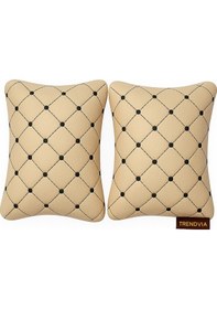 Resim Tofaş Şahin Doğan Kartal Alçak Ön Göğüs Bej-siyah Torpido Kılıfı / Bej-siyah Boyun Yastığı 