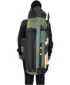 Resim Savex Euro Fish Kamış Çantası Boru Tipi Siyah-haki 80 Cm 38004 