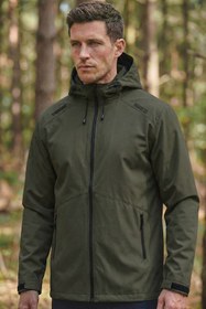 Resim Ghassy Co Erkek Rüzgarlık/Yağmurluk Outdoor Omuz Detaylı Mevsimlik Füme Spor Ceket 