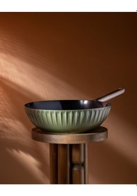 Resim Madame Coco Freya Wok Tava - Yeşil - 30 CM 