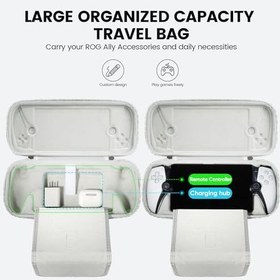 Resim sarlar Hard Carrying Case for Playstation VR Remote Player Gaming Handheld and Accessories, Large Capacity PS VR Case for Travel and Home Storage, Standard Case for Nintendo Switch (Black) 