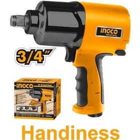 Resim İngco Endüstriyel Havalı Somun Sıkma 3/4"" 7000 D/d Aıw341301 