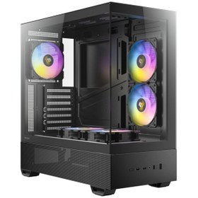 Resim Antec Cx705 Argb Mid Tower Oyuncu Kasası - 270 Panoramik Temperli Cam - 5x120mm Argb Pwm Fan - Atx / Micro-atx / Itx - Usb Type-c 3.2 - 360mm Radyatör Desteği - 430mm Gpu Uyumu 