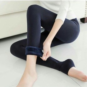 Resim Kışlık Sıcak Tutan Termal Peluş Tayt Içlik Siyah Panduf Siyah 