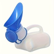Resim Taşınabilir Seyahat Tuvaleti, Erkek ve Kadınlar İçin Uygun, 33.81oz Kapasiteli, Geniş Sızdırmaz Lavabo ile Pratik Tutma Kolu, Arabalar, Karavanlar, Kampçılık ve Açık Hava Aktiviteleri için İdeal - Dayanıklı Plastik Malzeme RV Tuvalet 