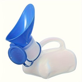 Resim Taşınabilir Seyahat Tuvaleti, Erkek ve Kadınlar İçin Uygun, 33.81oz Kapasiteli, Geniş Sızdırmaz Lavabo ile Pratik Tutma Kolu, Arabalar, Karavanlar, Kampçılık ve Açık Hava Aktiviteleri için İdeal - Dayanıklı Plastik Malzeme RV Tuvalet 
