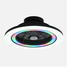 Resim DLC Ovest Rgb LED Kumandalı 58 cm Tavan Vantilatörü 