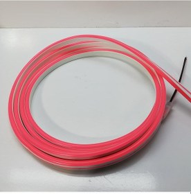 Resim Neon Led 12 Volt Pembe Işık Dış Mekan 7 Metre 