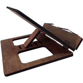 Resim aswood Kitap Okuma Standı Ahşap Rahle tablet ıpad standı 