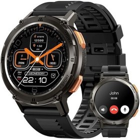 Resim Amaztim Akıllı Saat, 60 Gün Pil Ömrü, Su Geçirmez, Erkekler Için - Siyah 