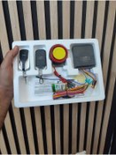 Resim karagöz motor Motorsiklet Alarm Seti 2 Kumandalı Start + Stop 