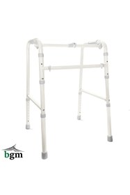 Resim BGM Beyaz Walker Yürüteç Katlanır Hasta Yürüteci – Yaşlı ve Hasta Bireyler İçin Yürüme Yardımcısı 
