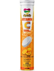 Resim Apexis Apexıs Vıtamın C 1000 Mg 20 Efervesan Tablet 8680702301012 