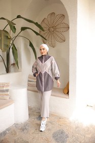 Resim MİMİ Luxury Wear Kadın Tesettür Tunik Pantolon Double Crep Ikili Takım 