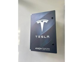Resim Axoy Elektrik Bağlantıya Hazır Tesla Temalı Baskılı Pano - 7.4 Kw Uyumlu 