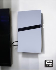 Resim Ps5 Pro İçin Duvar Standı ve Masa Altı Montaj Standı Yerden Tasarruf Sağlar Rahat Hava Akışı 