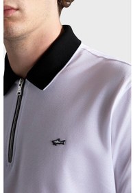 Resim Paul & Shark Erkek Polo Yaka T Shirt 24411319 010 Beyaz Beyaz 