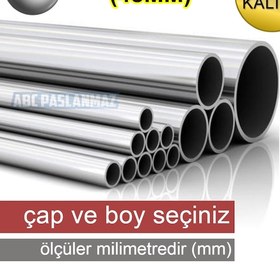 Resim ÇAP: 48,3MM (11/2'') Paslanmaz Çelik Boru Krom 304 Kalite 