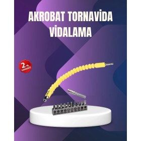 Resim 12 Parça Vidalama Uç Seti Akrobat Tasarım Dayanıklı Metal - Lisinya 