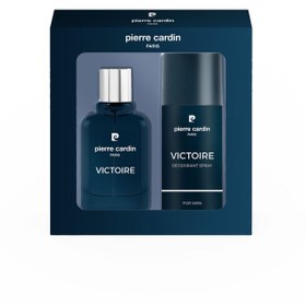 Resim Pierre Cardin Victoire EDP Erkek Parfüm 50 ml & Deodorant Seti|Aromatik Fresh|Limon, Elma, Nane, Vetiver 