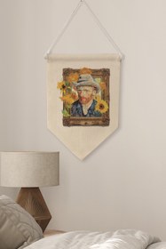 Resim Mutfak Duvar Dekoru, Pinterest Oda Dekoru, Van Gogh Sanat Serisi, Kanvas Flama Duvar Örtüsü NO:457 - Renkli - 2 / 30 x 40 