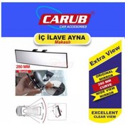 Resim Iç Dikiz Ayna Geçme Geniş Açılı Makaslı Carup 280Mm A+Kalite 