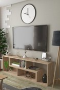 Resim dekoronya Tetris Çok Amaçlı Fonksiyonel Lefkas Meşe Tv Sehpası 