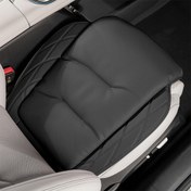 Resim Premium Nappa Deri Araba Koltuğu Yastığı - Nefes Alabilir ve Havalandırılabilir, Yumuşak Hafif Tasarım Tüm Mevsimler İçin, Ergonomik Uygunluk, Çoklu Renkler (Siyah/Beyaz/Gri/Koyu Mavi) - Araba İç Mekan Aksesuarları, Rahat Araba Koltuğu, Araç İç Mekan Yükseltme, Şık Koltuk Kılıfı, Dayanıklı Koltuk Kılıfı 