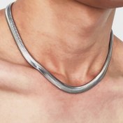 Resim 1 adet Glamorous 6mm Kalınlılıkta Yılan Kemeri Erkekler için, Paslanmaz Çelik, YANHUI Markası, Manyetik Olmayan, Kolye Malzemesi: Yok, Ana Malzeme: Paslanmaz Çelik 