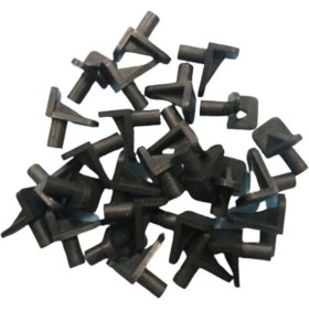 Resim Raf Pimi Plastik 5mm Raf Pimi Siyah 100 Adet 