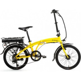 Resim Bisan Prime - 20'' Jant Katlanır Elektrikli Bisiklet - Sarı Siyah 