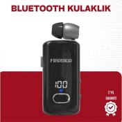Resim Fineblue F580 Bluetooth Kulaklık – Klipsli, Dijital Göstergeli, Su Geçirmez, 12 Saat Pil Ömürlü 