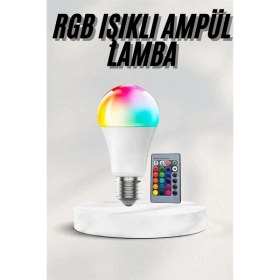 Resim Beruflic Akıllı Rgb LED Ampul LED Uzaktan Kumandalı Renk Değiştiren Ampul 