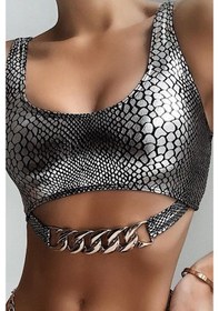 Resim Bianca Gri Bikini Set Gri 