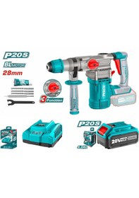 Resim Total TRHLI20288 20 V 4.0 Ah Li-ıon Akülü Kırıcı Delici 