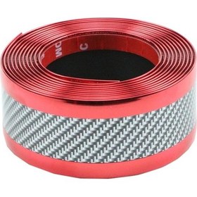 Resim Sones 1m Araç Tamponu Çarpışma Önleyici Şerit, Renk: İki Renkli Kırmızı 5cm 